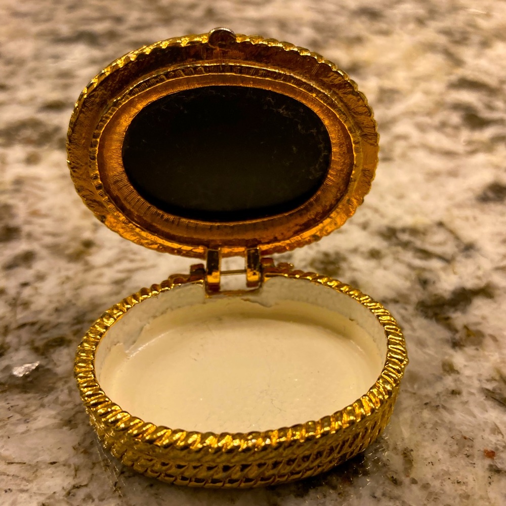 Liberty Bell Solid Perfume Compact/Container - Ra… - image 5